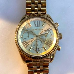 Gold Michael Kors Watch in Great Condition